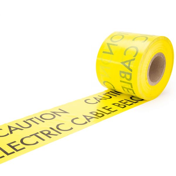 Electric Cable Below Warning Tape Utility Protection